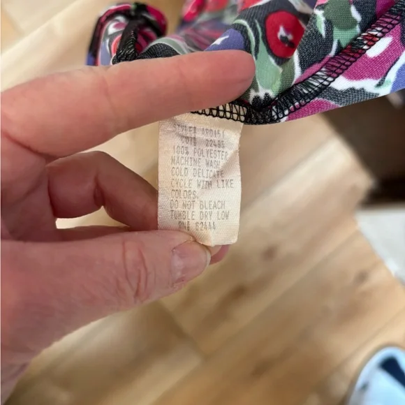 Nicole Miller Vibrant Floral Midi Dress, size large - Picture 9 of 12